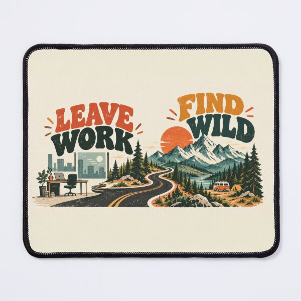 Item preview, Leave work and find wild adventures designed and sold by anytka.