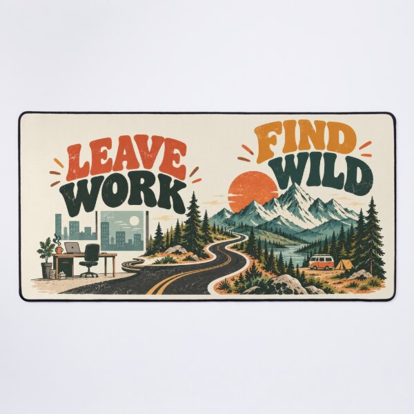 Item preview, Leave work and find wild adventures designed and sold by anytka.