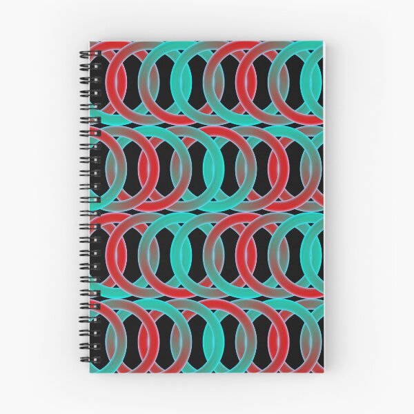 Item preview, Gradient Red and Green Rings Retro Pattern designed and sold by SuzanaTArt.