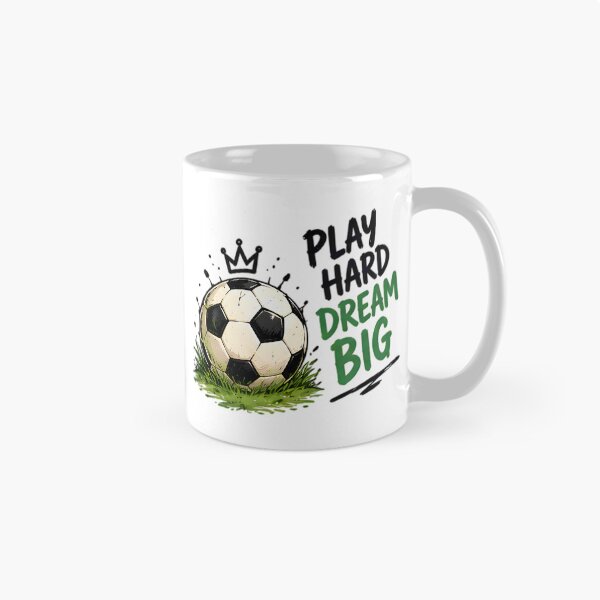 Item preview, Play Hard Dream Big Crown Soccer Ball designed and sold by Pyt27.