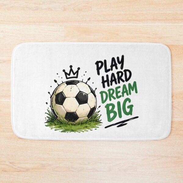 Item preview, Play Hard Dream Big Crown Soccer Ball designed and sold by Pyt27.