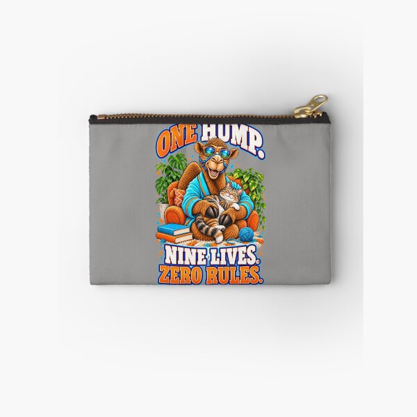 Item preview, One Hump. Nine Lives. Zero Rules – Funny Lifestyle and Pets T-Shirt – Funny Camel T-Shirt Animal Graphic Camel T-Shirt designed and sold by Camel & Quirk.