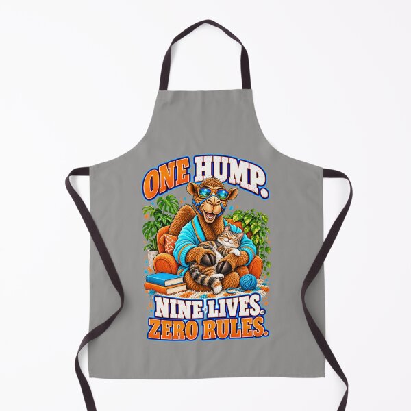 Item preview, One Hump. Nine Lives. Zero Rules – Funny Lifestyle and Pets T-Shirt – Funny Camel T-Shirt Animal Graphic Camel T-Shirt designed and sold by Camel & Quirk.