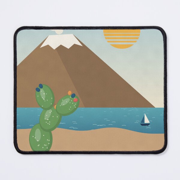 Item preview, Mount Etna Sicily Vintage Travel Poster designed and sold by ChromaLens.