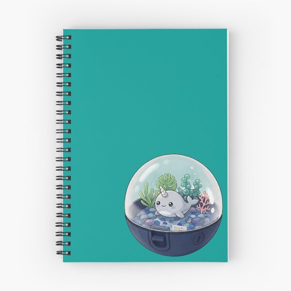 Item preview, Cute Narwhal in an Underwater Coral in a Capsule Kawaii Japanese Capsule Art-#serie2 designed and sold by JeanChiale.