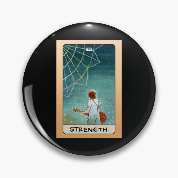 Item preview, Facing The Infinite Strength Tarot Card Graphic designed and sold by RhiannonTarot.