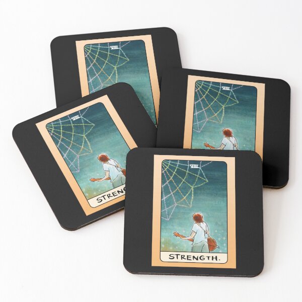 Item preview, Facing The Infinite Strength Tarot Card Graphic designed and sold by RhiannonTarot.