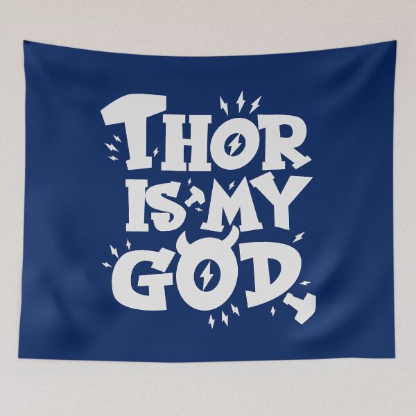 Item preview, Thor is My God - Asatru Heathen (White) designed and sold by odinodinasatro.
