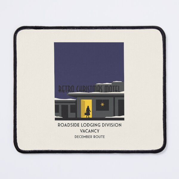 Item preview, Retro Christmas Motel Vintage Winter Roadside Graphic designed and sold by SplashTastic.