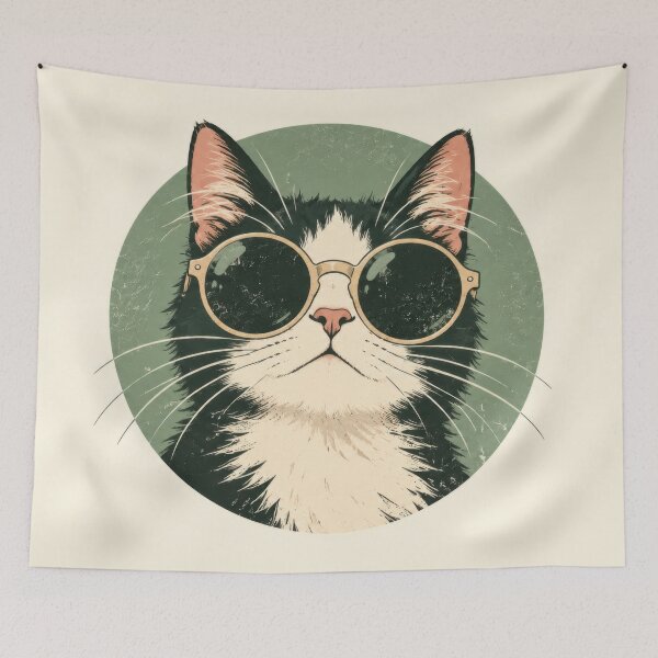 Item preview, Cool cat wearing sunglasses designed and sold by anytka.