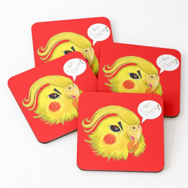 Item preview, Funny Cockatiel "I Need Pista" bird Art designed and sold by laxmanrajart.
