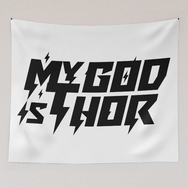 Item preview, My God is Thor - Asatru Heathen designed and sold by odinodinasatro.