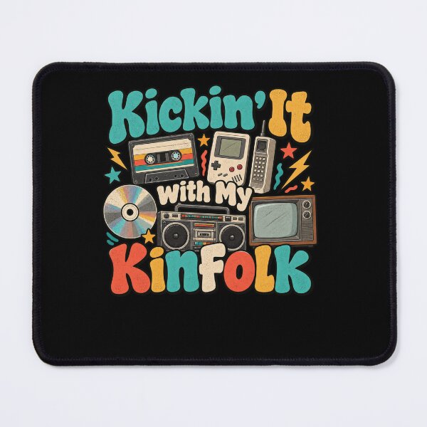 Item preview, Kickin' It With My Kimfolk Retro 80s 90s Nostalgia Family Friends designed and sold by drawwiika+44.