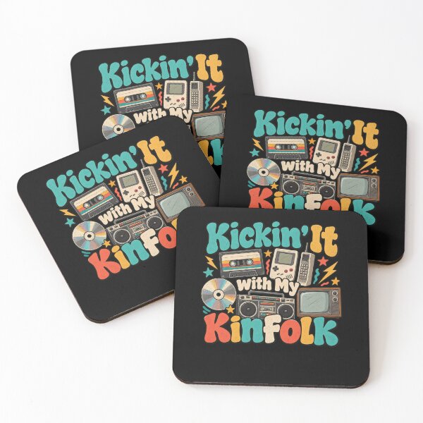 Item preview, Kickin' It With My Kimfolk Retro 80s 90s Nostalgia Family Friends designed and sold by drawwiika+44.