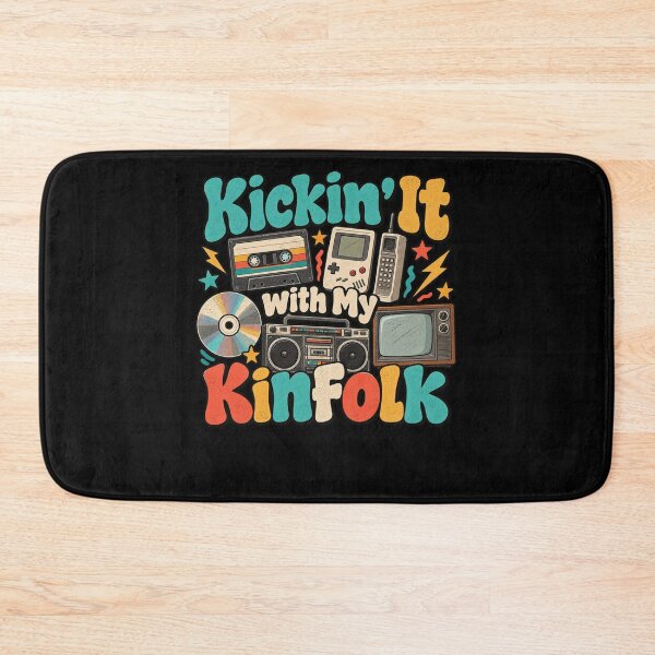Item preview, Kickin' It With My Kimfolk Retro 80s 90s Nostalgia Family Friends designed and sold by drawwiika+44.