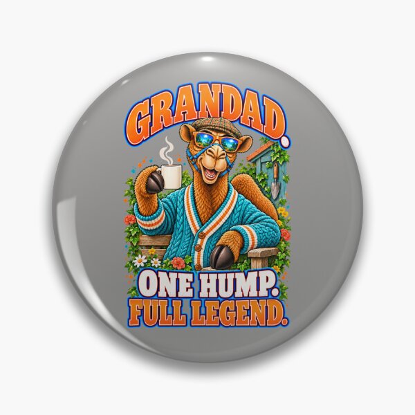 Item preview, Grandad. One Hump. Full Legend – Funny Lifestyle and Pets T-Shirt – Funny Camel T-Shirt Animal Graphic Camel T-Shirt designed and sold by Camel & Quirk.