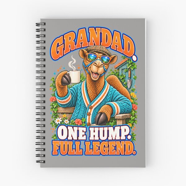 Item preview, Grandad. One Hump. Full Legend – Funny Lifestyle and Pets T-Shirt – Funny Camel T-Shirt Animal Graphic Camel T-Shirt designed and sold by Camel & Quirk.
