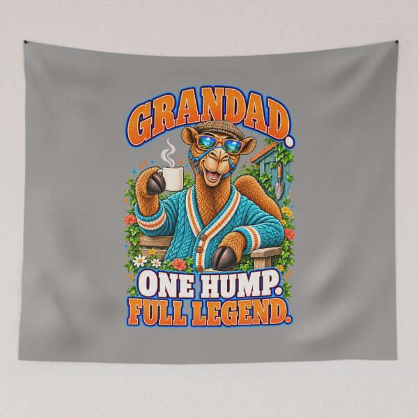 Item preview, Grandad. One Hump. Full Legend – Funny Lifestyle and Pets T-Shirt – Funny Camel T-Shirt Animal Graphic Camel T-Shirt designed and sold by Camel & Quirk.