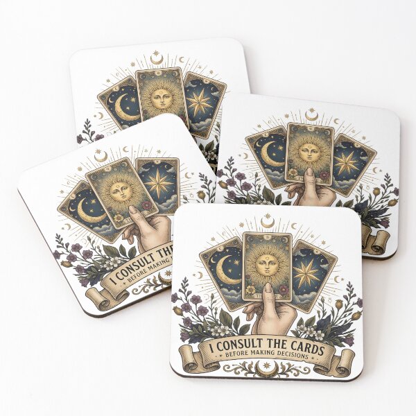 Item preview, I Consult the Cards Tarot designed and sold by MysticCanvasAi.