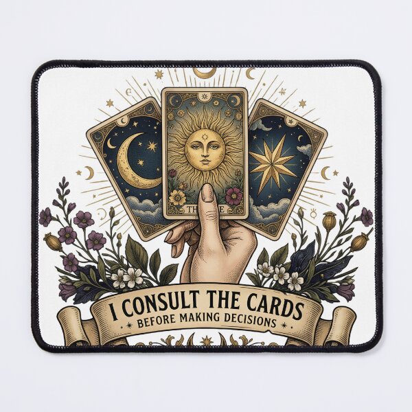 Item preview, I Consult the Cards Tarot designed and sold by MysticCanvasAi.