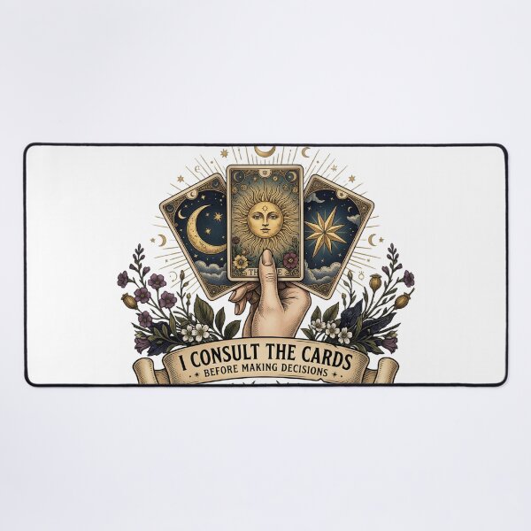 Item preview, I Consult the Cards Tarot designed and sold by MysticCanvasAi.
