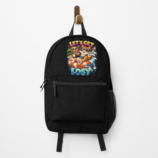 Item preview, Let's Get Lost - Cool Summer Cat Beach Vacation designed and sold by MarceBersi.