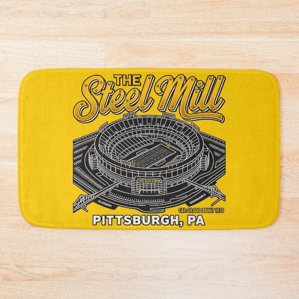 Item preview, The Steel Mill - Retro Three Rivers Stadium Pittsburgh Football designed and sold by FanFocusedTees.