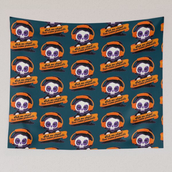 Item preview, Ask me about true crime podcasts  designed and sold by anselmmenezes.