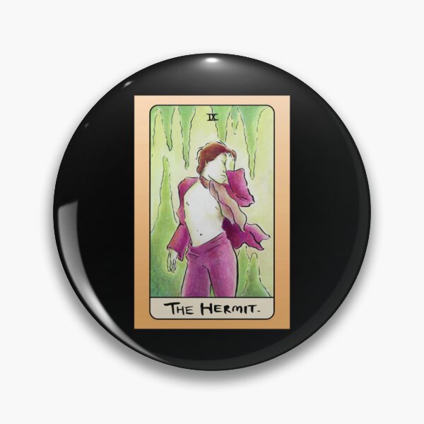 Item preview, Solitude In The Cavern Hermit Tarot Art designed and sold by RhiannonTarot.