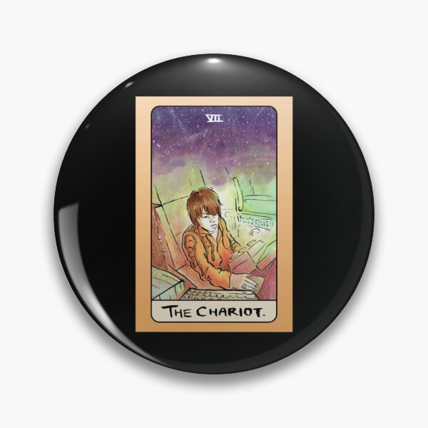 Item preview, Cosmic Navigation Chariot Tarot Card Anime Art designed and sold by RhiannonTarot.
