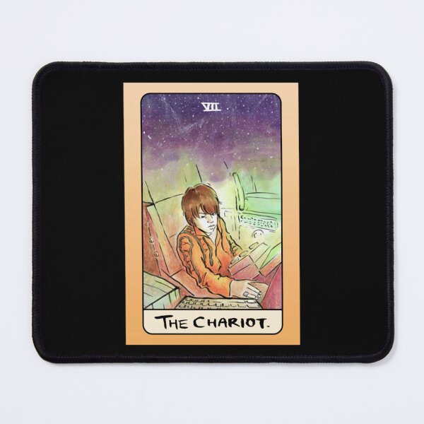 Item preview, Cosmic Navigation Chariot Tarot Card Anime Art designed and sold by RhiannonTarot.