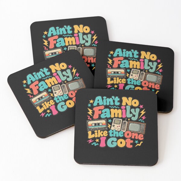 Item preview, Ain't No Family Like The One I Got 80s 90s Retro Family Nostalgia designed and sold by drawwiika+44.