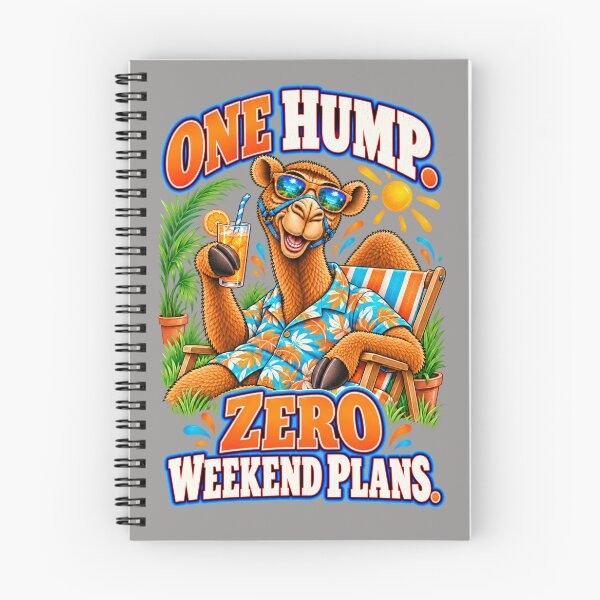 Item preview, One Hump. Zero Weekend Plans – Funny Lifestyle and Pets T-Shirt – Funny Camel T-Shirt Animal Graphic Camel T-Shirt designed and sold by Camel & Quirk.