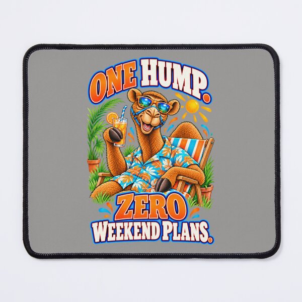 Item preview, One Hump. Zero Weekend Plans – Funny Lifestyle and Pets T-Shirt – Funny Camel T-Shirt Animal Graphic Camel T-Shirt designed and sold by Camel & Quirk.