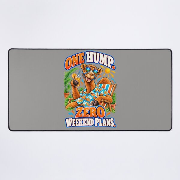 Item preview, One Hump. Zero Weekend Plans – Funny Lifestyle and Pets T-Shirt – Funny Camel T-Shirt Animal Graphic Camel T-Shirt designed and sold by Camel & Quirk.