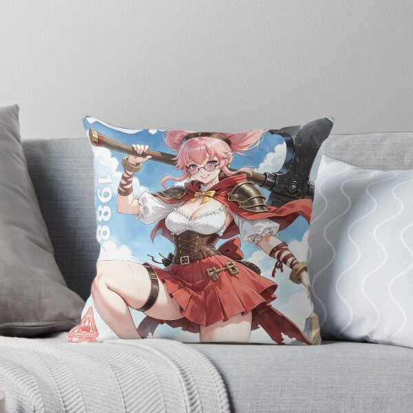Item preview, Retro-style anime girl, retro warrior art designed and sold by EduMaru.