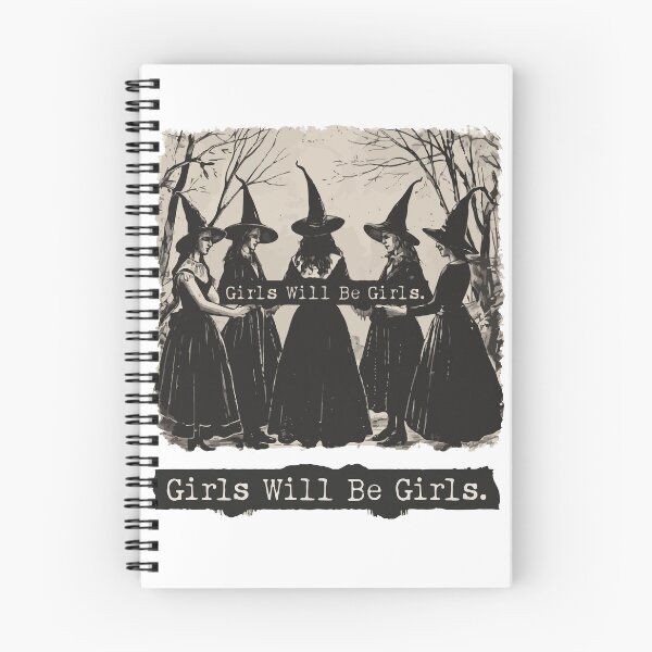 Item preview, Girls Will Be Girls – Vintage Witch Halloween Design designed and sold by CreativeBrains7.