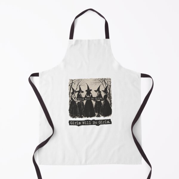 Item preview, Girls Will Be Girls – Vintage Witch Halloween Design designed and sold by CreativeBrains7.