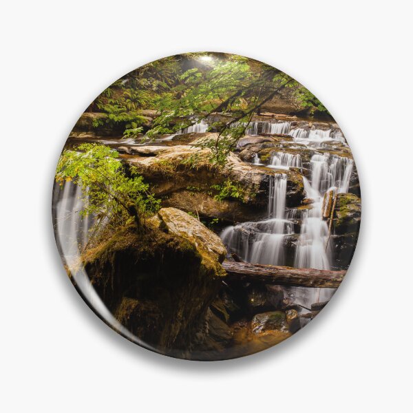 Item preview, Serene Forest Waterfall Cascade designed and sold by jklune.