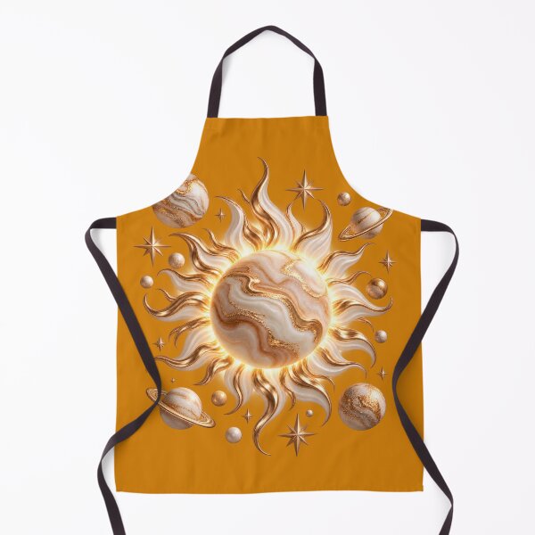 Item preview, Celestial Golden Sun and Planets designed and sold by LiMarchee.