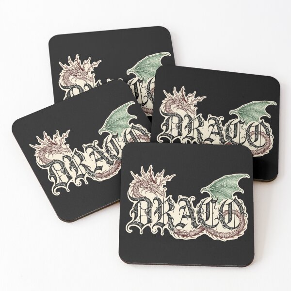 Item preview, Draco Dragon – Epic Fantasy Dragon Art, Ancient Legendary Wyrm, Mythical Creature, Powerful Fire Dragon, Dark Medieval Fantasy, RPG Artwork, Dragon Lover Gift, Classic Dragon Name designed and sold by Typologystudios.