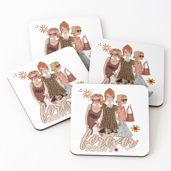 Item preview, forever sisters three girls females ladies working women  designed and sold by meh4u2.