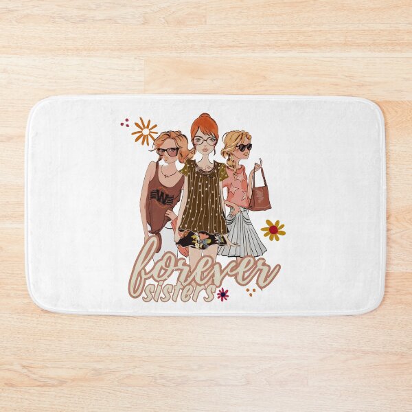 Item preview, forever sisters three girls females ladies working women  designed and sold by meh4u2.