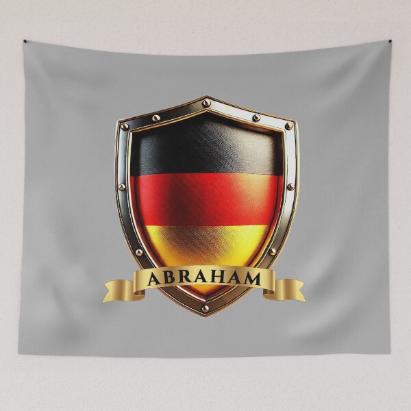 Item preview, Abraham German Heritage Crest Shield designed and sold by Highlandkings.