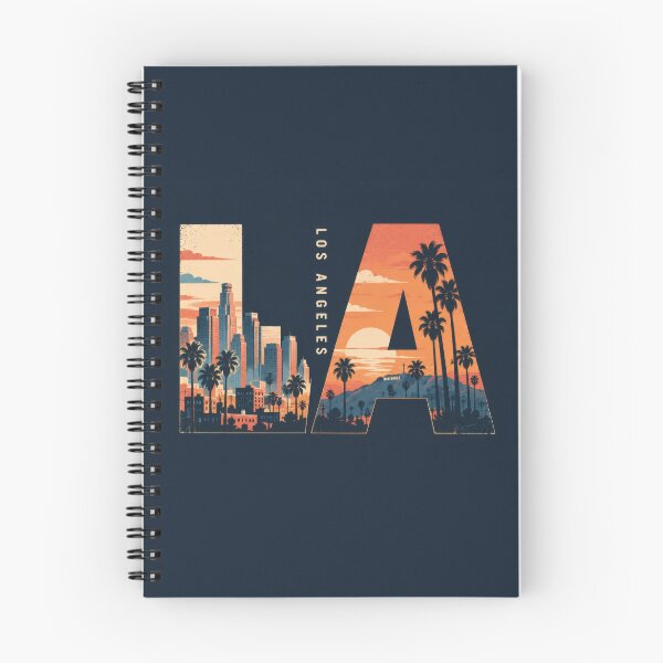 Item preview, Los Angeles skyline with sunset view designed and sold by anytka.