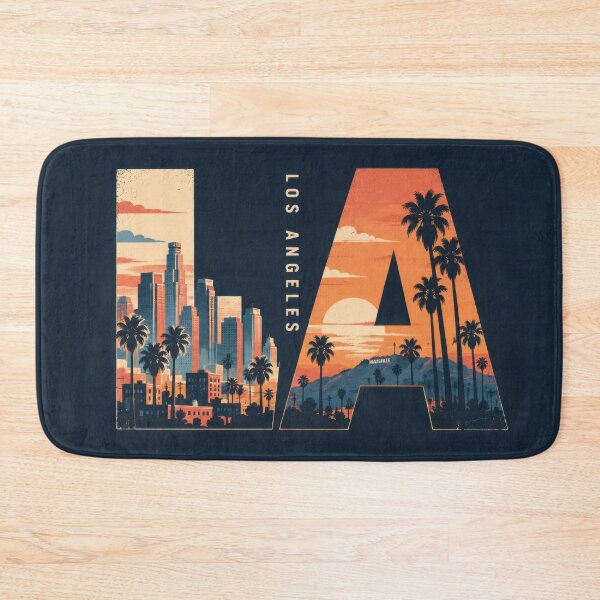 Item preview, Los Angeles skyline with sunset view designed and sold by anytka.