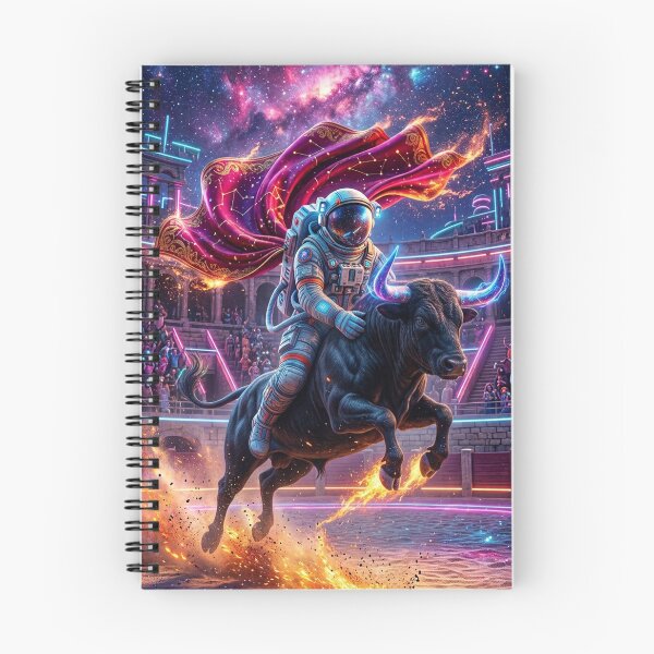 Item preview, Cosmic Matador: Astronaut Bull Riding in Space Arena designed and sold by Rain-Road.