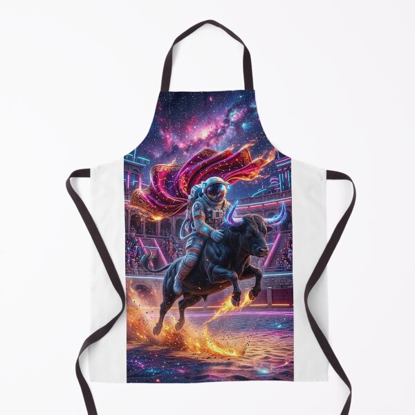 Item preview, Cosmic Matador: Astronaut Bull Riding in Space Arena designed and sold by Rain-Road.