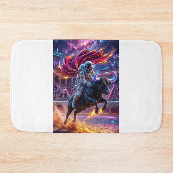 Item preview, Cosmic Matador: Astronaut Bull Riding in Space Arena designed and sold by Rain-Road.