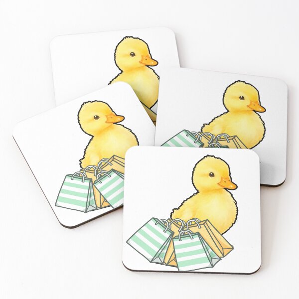 Item preview, Cute Duck With Shopping Bags designed and sold by Prettyproblemz.